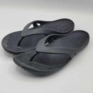 Croc Sandals, Black, Women 7